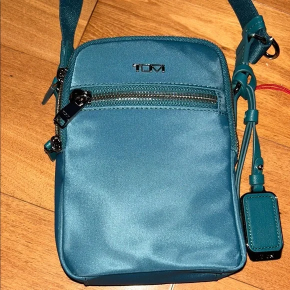 NWT Tumi Persia Crossbody Bag- Lagoon color - Picture 4 of 6